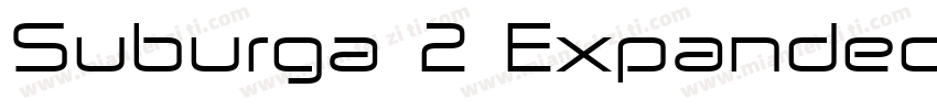 Suburga 2 Expanded R字体转换
